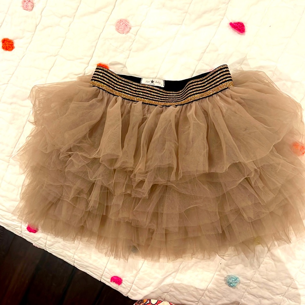 New Orleans Saints ruffle skirt black and gold